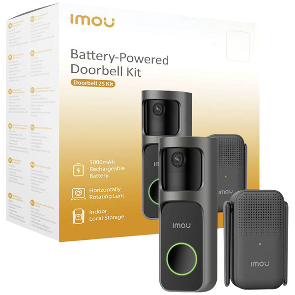 IMOU imou-DB-2SP-3T0W/DS2S DB2S Kit Video Intercom 3MP 2K Wi-Fi Wa...