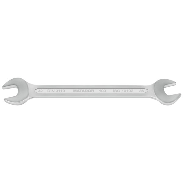 Matador 01003236 Double-Ended Spanner 32-36mm Chrome-Plated Steel