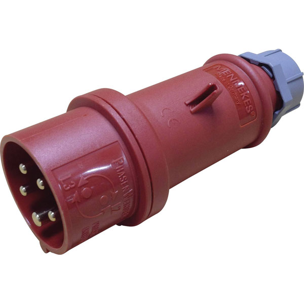 MENNEKES 3322 ProTop CEE Phase Inverter 32A 5-Pin 400V Splash-Proof