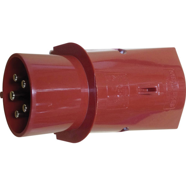 MENNEKES 342 CEE Wall Plug 16A 5-Pin 400V Splashproof Screw Contact