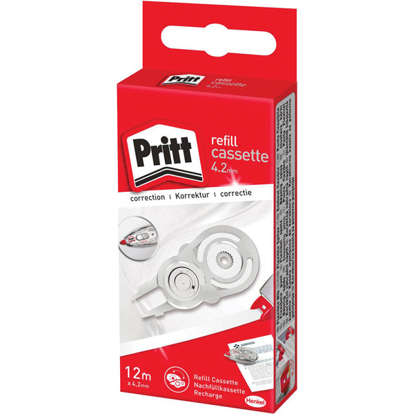 Pritt PRX6H Correction Tape Roller Refill 6mmx12m White 1piece