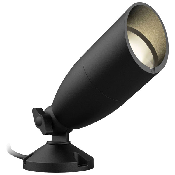 WiZ 8720169071650 Ground Spot LED Black Smart Outdoor Light Voice-...