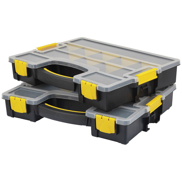 Basetech 2226339 Assortment Box 15 Variable Compartments Portable