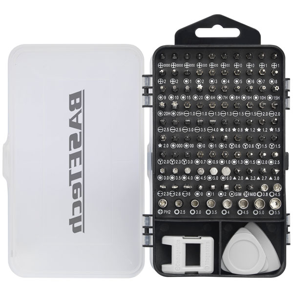 Basetech BT-2247898 Bit Set 116-Piece with Screwdriver Bit Holder