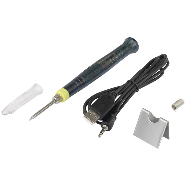 Basetech BT-2182450 USB Soldering Iron 5V 8W Ceramic Tip 400°C Max