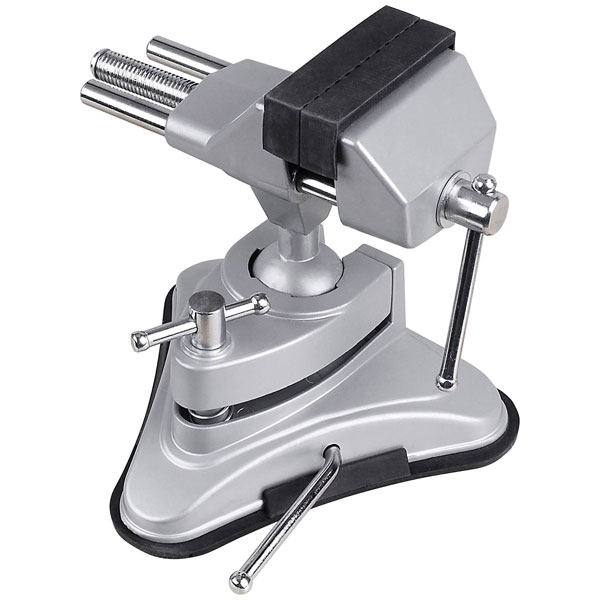 Basetech 1553063 Vice 70mm Jaw & Span Width Suction Foot Ball Joint