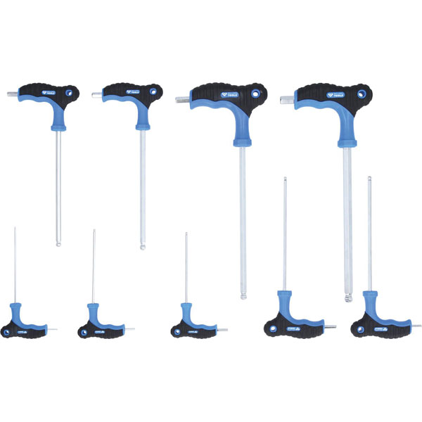 Brilliant Tools BT045009 Allen Key Set 9PC 1.5-10mm for Precise Use