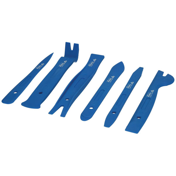 Brilliant Tools BT511025 Trim Wedge Set: 6-Piece Fibreglass Plastic