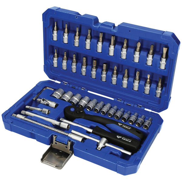 Brilliant Tools BT020046 46-piece Bit Set with Hex Socket Heads