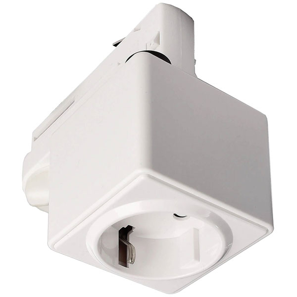 Deko Light 710026 D Line Adapter High Voltage Rail 3-Phase Black
