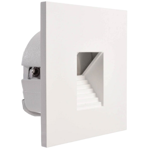 Deko Light 620177 Alwaid 2 LED Recessed Wall Light 4W Black 68mm Box