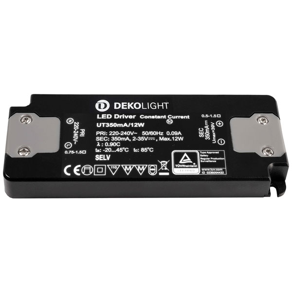 Deko Light 872127 MINI LED Driver 12V/4W CV 0-330mA 1 Piece