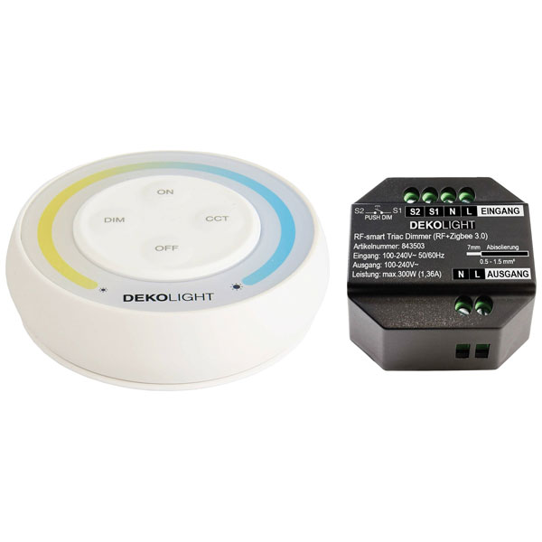 Deko Light 843501 Dimmer Set RF/Zigbee control Intelli Push Dim fe...