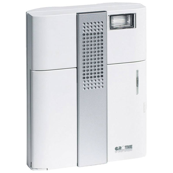 Grothe 43560 Calima Wireless Door Chime Set with Flashing LED Ring