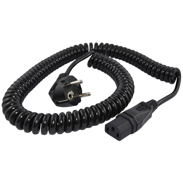 HAWA R771 C13/C14 Cable Black 1.00 m Extension for Cold-Device Con...