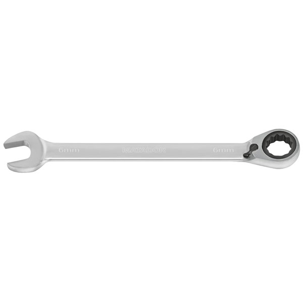 Matador 01900080 Crowfoot Wrench 8mm Offset Hex Polished Chrome-Plated