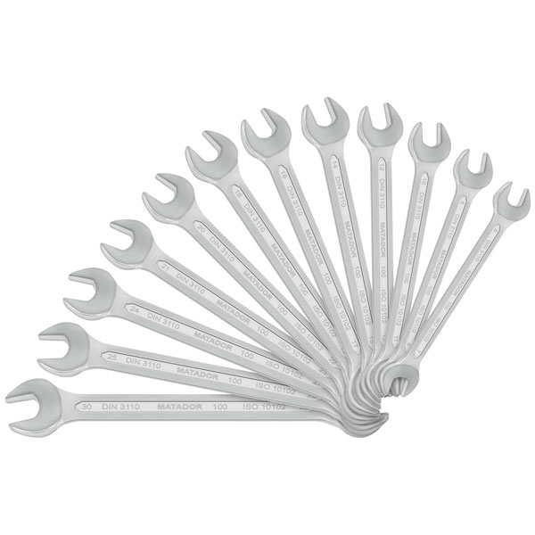 Click to view product details and reviews for Matador 01009120 Double Ended Spanner Set 12 Piece 6 32mm Chrome Steel.