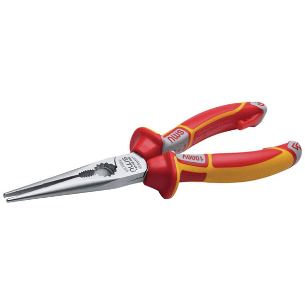 NWS 141-49-VDE-205 VDE Round Nose Pliers Tool Steel 205mm