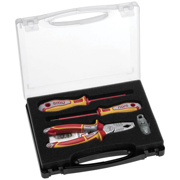 NWS 835-4 Screwdriver Set Softgrip Handle Ergonomic Durable Bit St...