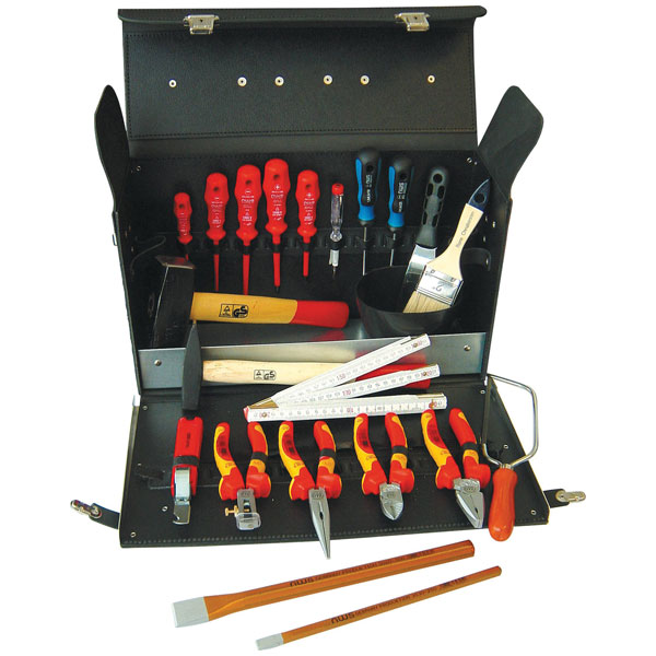 NWS 321-23 Apprentice Tool Box 23-Piece Calf Leather Insulated Tools