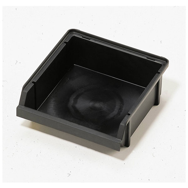 Raaco 109314 ESD Storage Bin 125x101x228mm Black Anti-Static 1 Piece