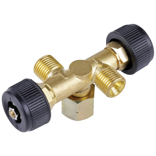Rothenberger 1500003364 Twin Regulator Double Branch Valve for Mul...