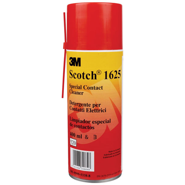 Scotch SCOTCH1625 Spray Cleaner 400ml Dislodges Dirt and Oxide Layers