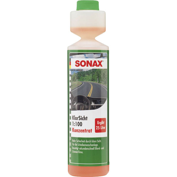 Sonax 371141 KlarSicht Screen Cleaner Concentrate 250ml Anti-Lime ...