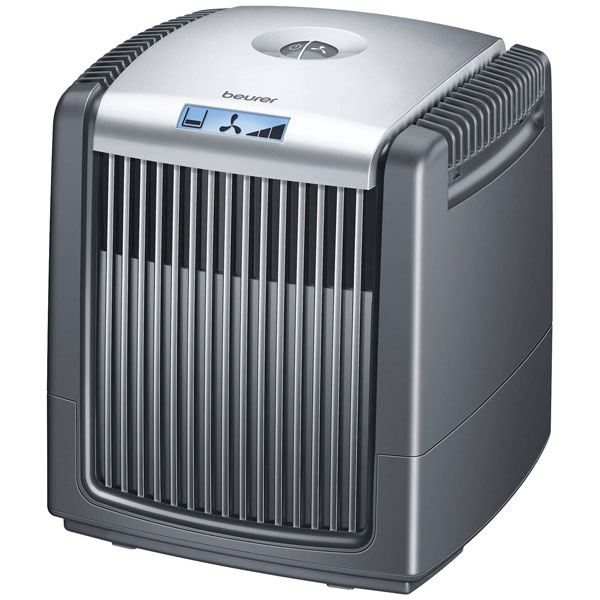 Beurer 66048 LW 230 Air Purifier/Humidifier Black 7.25L Quiet Hygienic