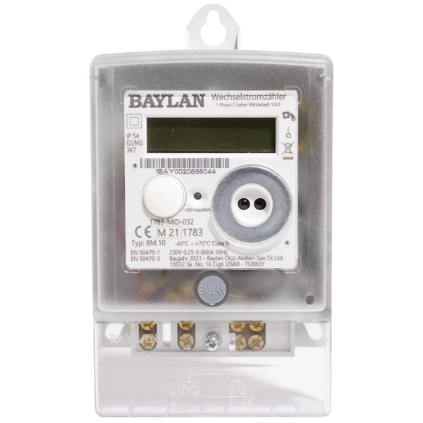 Counttec BT10 Electricity Meter AC 60A Digital MID-Approved 1piece