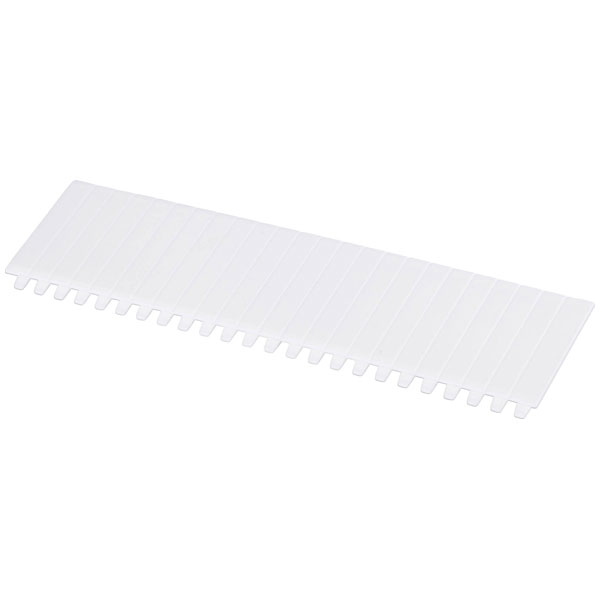 F-Tronic 7290032 Shoe Moulding White 12-Pole Cover Strips 10 pieces
