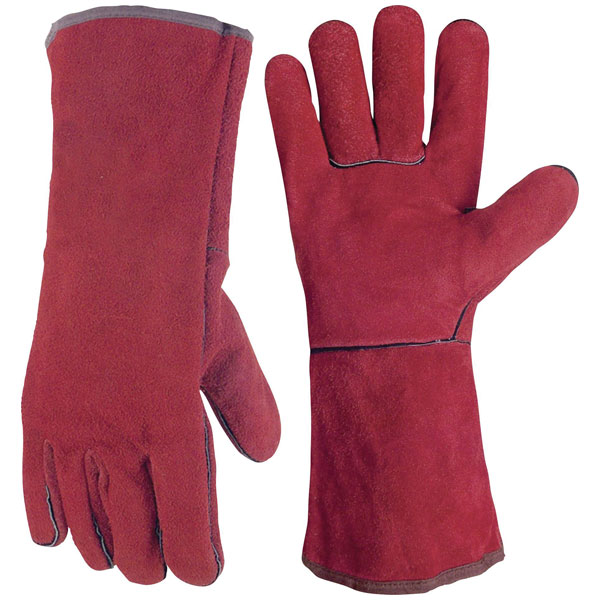 Toparc 045101 Cowhide Welding Gloves Size 10 Heat Protection Lining