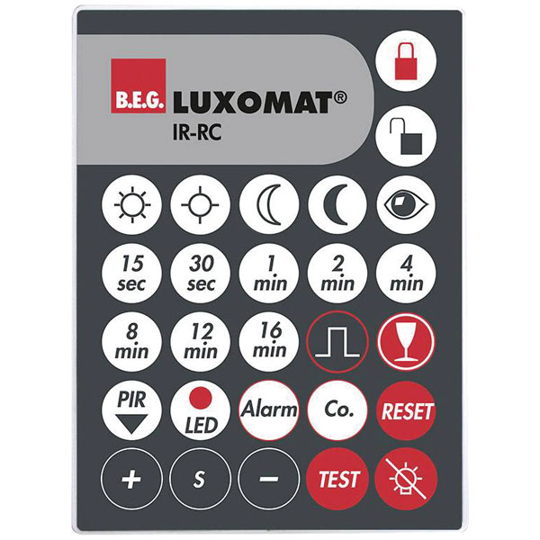 B.E.G. 92000 IR Remote Control Outdoor Motion Detector Non-Stop Mode