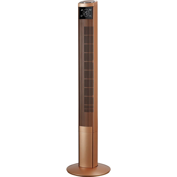 BISWIND FAN01-Bronze Fan Tower 45W 3 Speeds Ionizer Timer LED Display