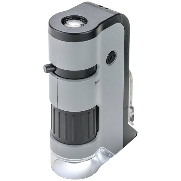 Carson MP-250 Micro Flip Pocket Microscope 100x-250x LED Smartphon...