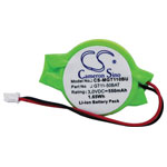 CS Cameron Sino CSHDV600BU Backup Battery 3V 200mAh with Plug 1piece