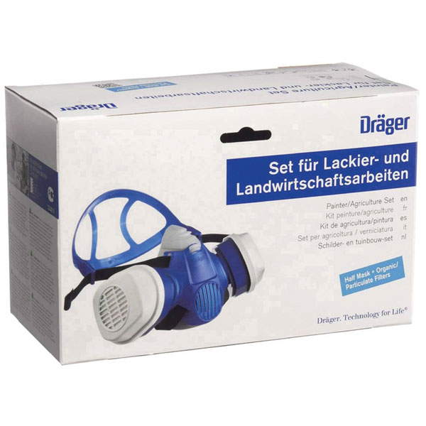 Dräger R57793 X-plore 3300 Half Mask Set Size M A2 P3 R D Filters