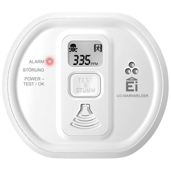 Ei Electronics Ei208D-3X179 CO Detector 10-Yr Battery LCD Display