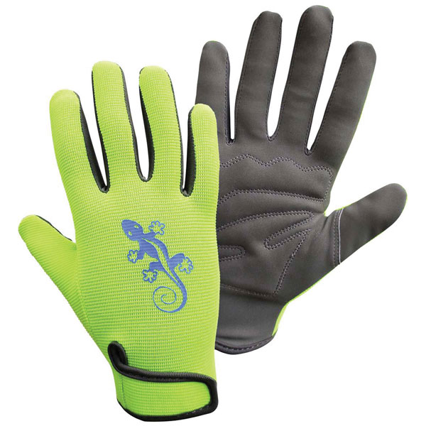 FerdyF. 1433-D Garden-Gecko Faux Leather Women's Garden Gloves 1 Pair