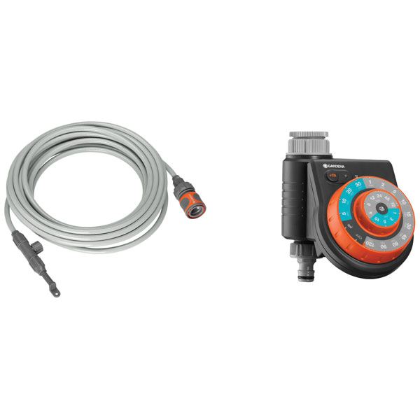 GARDENA 13137-20 City Gardening Cooling Fan Set 10m Hose 7 Nozzles