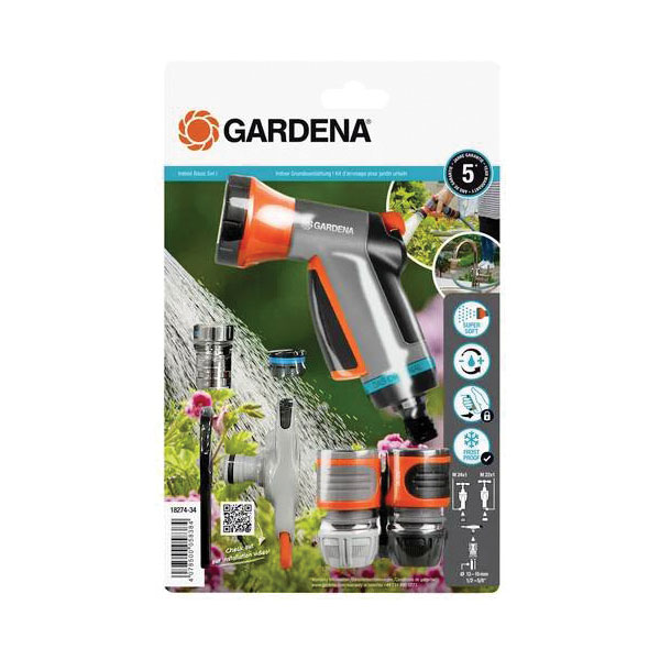 GARDENA City Gardening 18274-20 Sprinkler Set Compact Indoor Water...