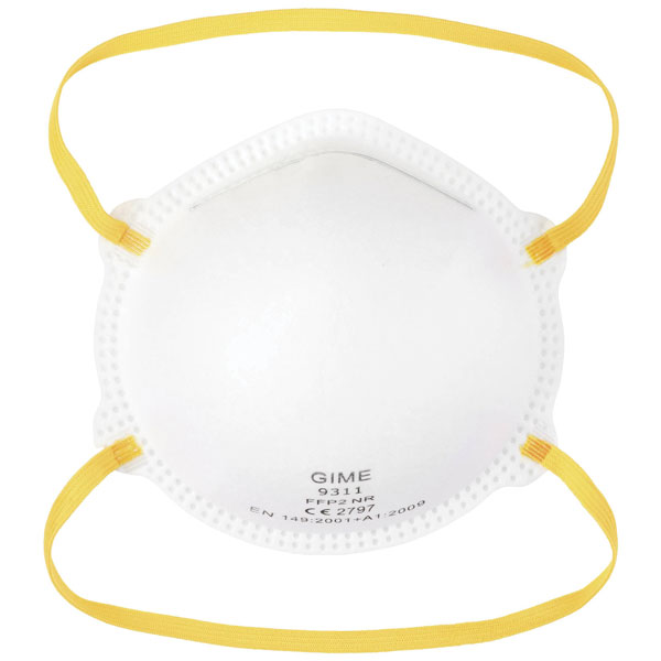 GIME 2575493 Dust Mask FFP2 20 pieces EN 149:2001+A1:2009 Certified