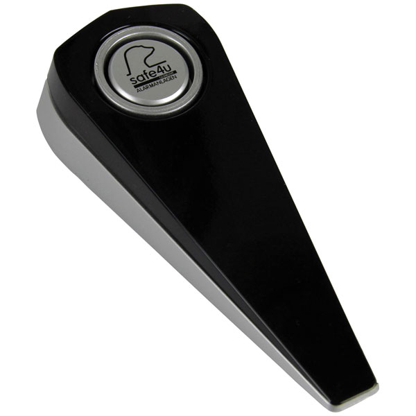 KH-security 100219 Travel Door Alarm Black 120 dB With LED Battery...