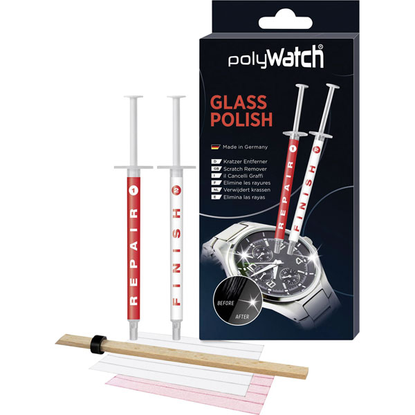 PolyWatch 00024 Glass Cleaner 1piece Effective Glass Scratch Remover