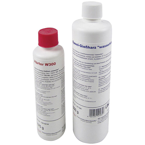 R&G 1071024 Epoxy Cast Resin Set Water-Clear UV Resistant 3.375kg