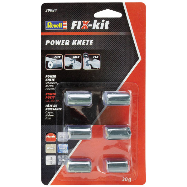 Revell REV39084 FIX-kit Power Knead Adhesive 2-Component 30g Multi...