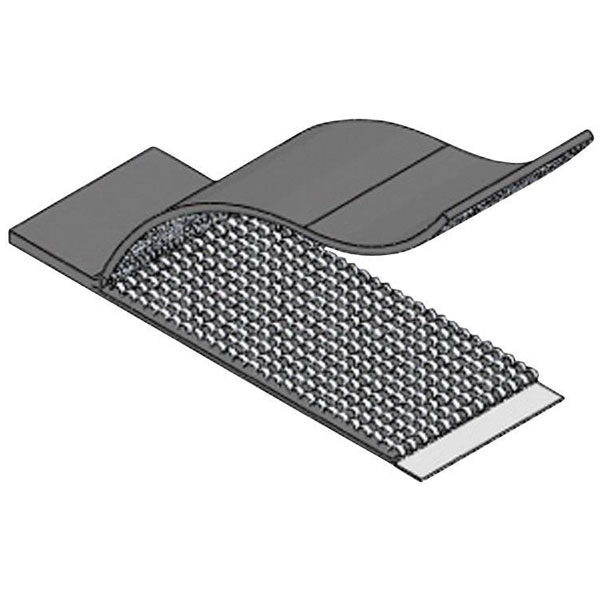 Richco RKWFA-16-300 Hook-and-Loop Cable Tie Pad 52.3x19.8x1.5mm Black