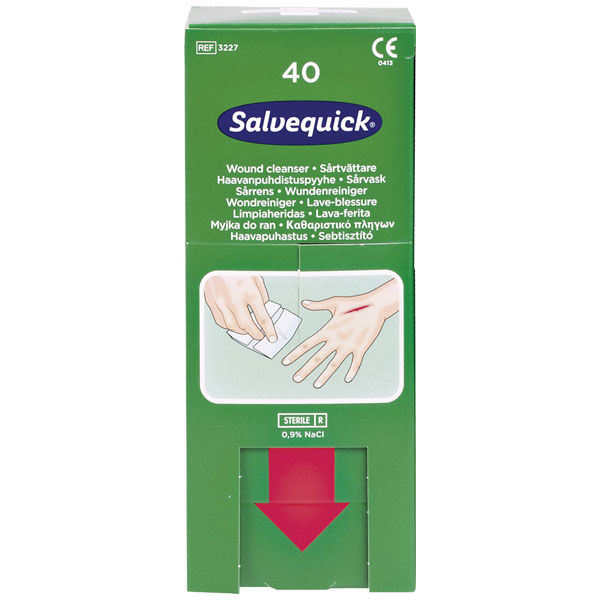 Salvequick 1009301 Antiseptic Swabs 40 pieces Individually Sealed ...