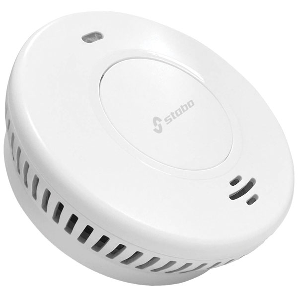 Stabo 51132 Smoke Detector Battery-Powered 10-Year Life LED Alarm