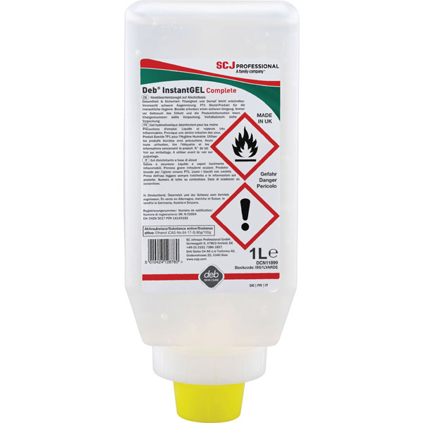 Stoko ISG100MLDE Antibacterial Gel 100ml Alcohol-Based Hand Sanitiser